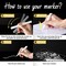 White Paint Pen for Art - 8Pack Acrylic White Paint Marker for Rock Painting, Stone, Wood, Canvas, Glass, Metal, Metallic, Ceramic, Tire, Graffiti, Paper, Drawing, Highlight Water-Based Paint Sets